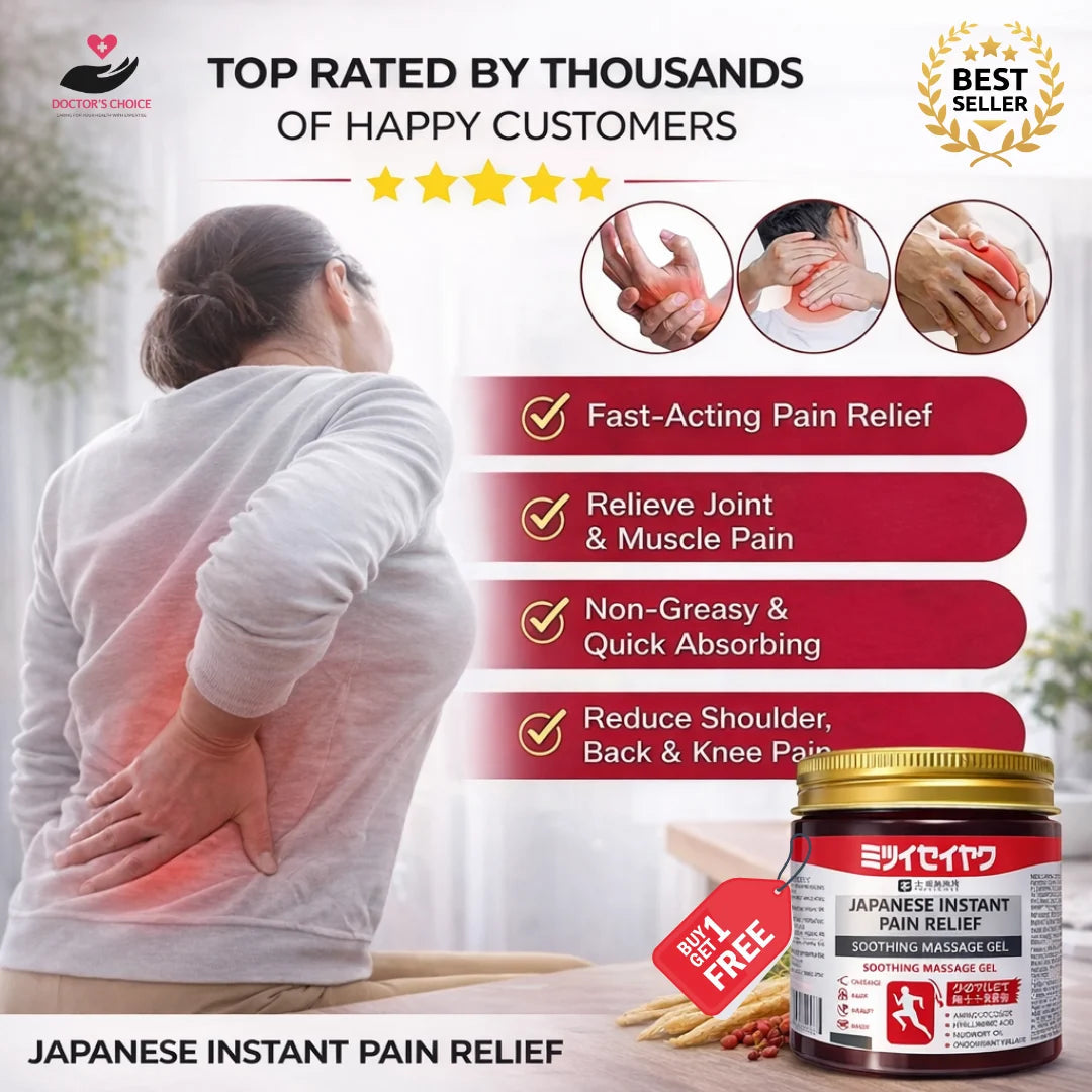 Japanese Instant Pain Relief Soothing Massage Gel (PACK OF 2)